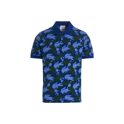 LACOSTE Collaboration Мужская Поло Синие