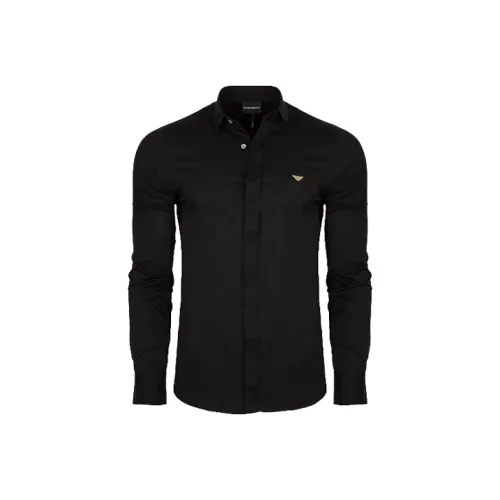 EMPORIO ARMANI Рубашка Мужская Черная