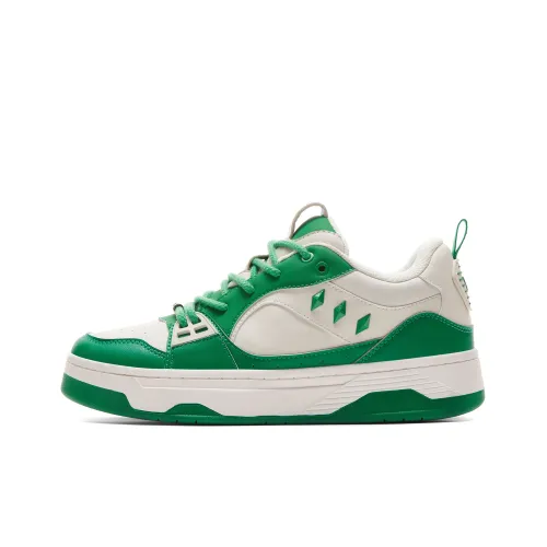 VEIDOORN Противоскользящие и износостойкие кроссовки для скейтбординга с низким верхом увеличивающие высоту унисекс белый и зеленый