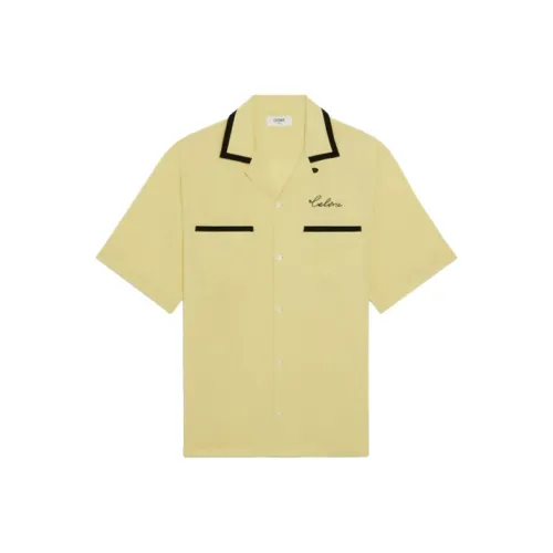 CELINE Желтые Мужские Рубашки