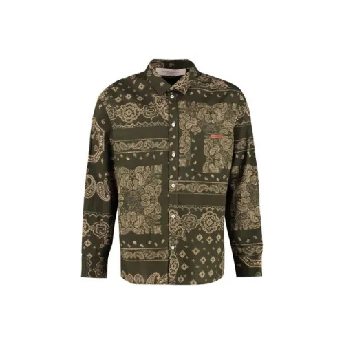 Golden Goose Зеленые Мужские Рубашки