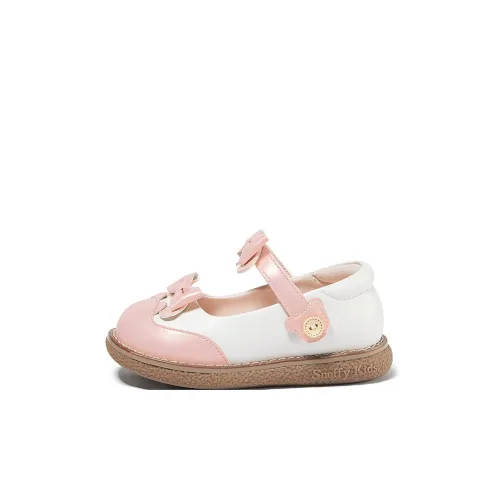 Snoffy Rococo Series Slip-Resistant и Breathable Детская кожаная обувь для детей в возрасте 3-7 лет