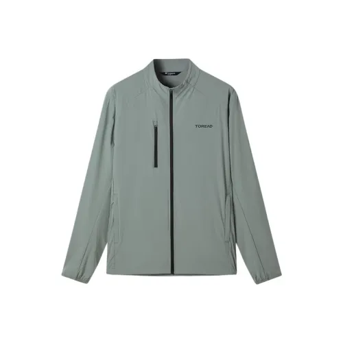 TOREAD Быстросохнущая одежда с защитой от ультрафиолета мужская серо-зеленая