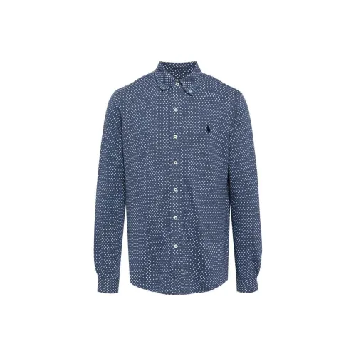 Polo Ralph Lauren SS24 Рубашка Мужская Синяя