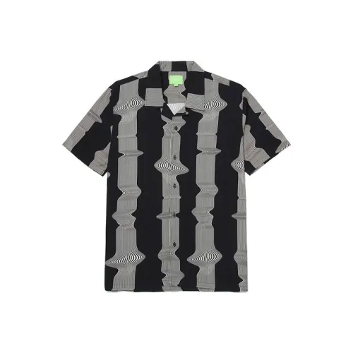 HUF совместная черная мужская рубашка