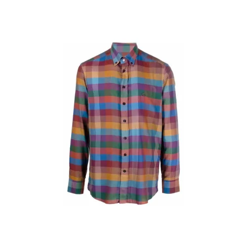 ETRO Мужские Синие Рубашки