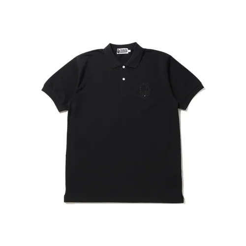 A BATHING APE Мужская черная поло