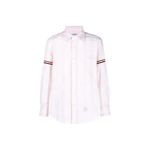 THOM BROWNE Розовые Мужские Рубашки