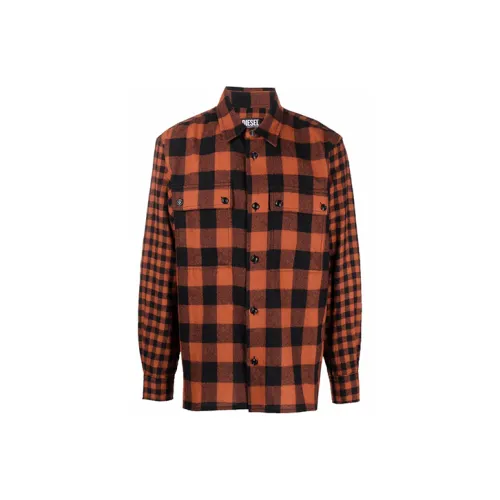 DIESEL Orange Мужские Рубашки