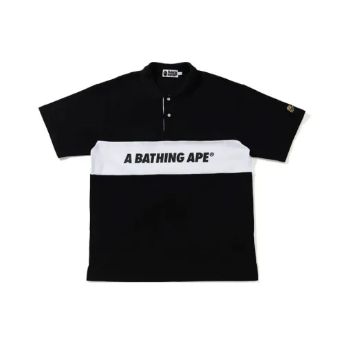 A BATHING APE BAPE совместная мужская рубашка поло