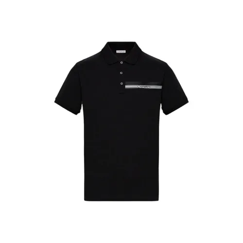 MONCLER Мужская черная поло