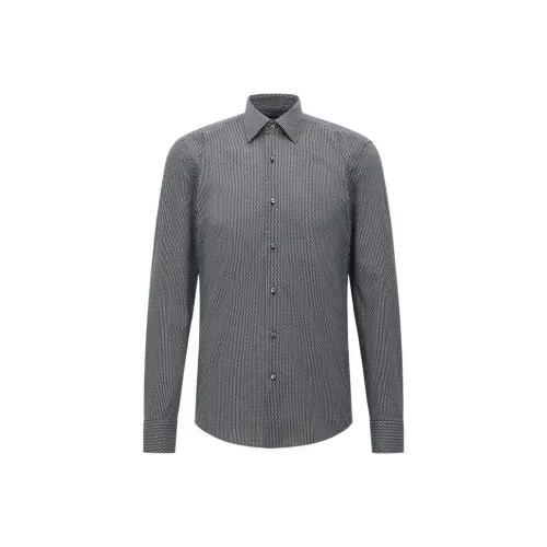 Hugo Boss Мужские Черные Рубашки