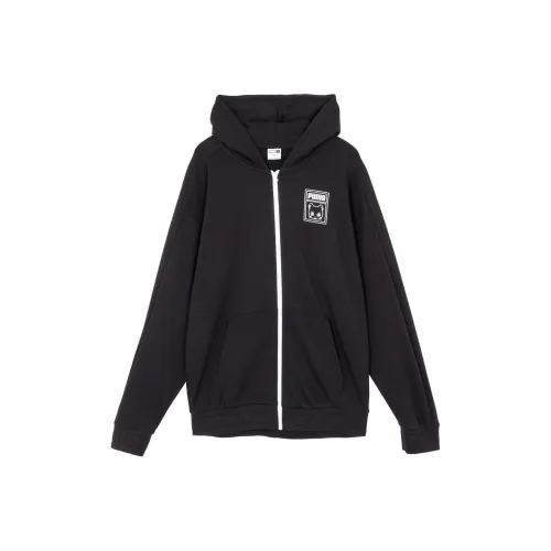 PUMA NEKO Graphic T7 FZ Свитшот Унисекс Черный