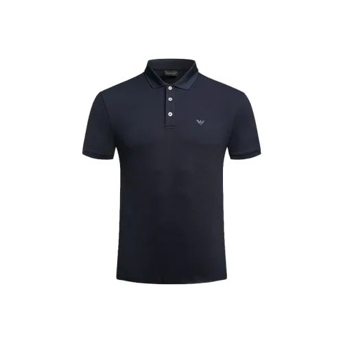 EMPORIO ARMANI SS22 Поло Мужское Темно-синий