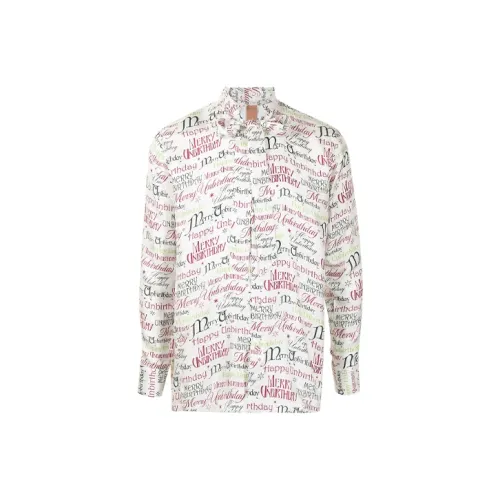 Doublet Белая Мужская Рубашка