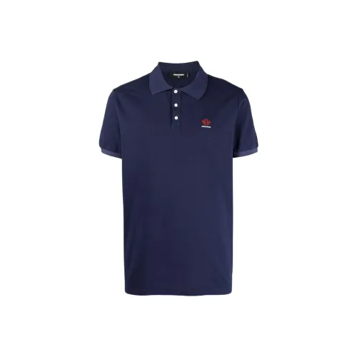 DSQUARED 2 Blue Men's Polo