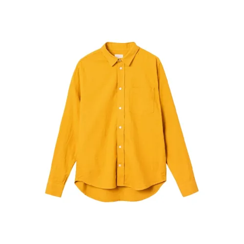 WOOD WOOD Orange Мужские Рубашки