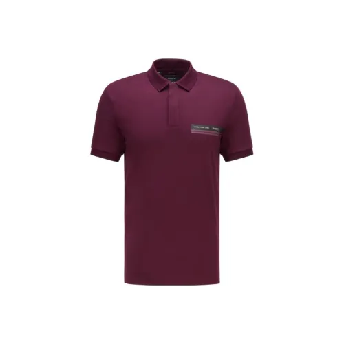 Hugo Boss Medium Purple Men's Polo Hugo Boss Средний Фиолетовый Мужское Поло