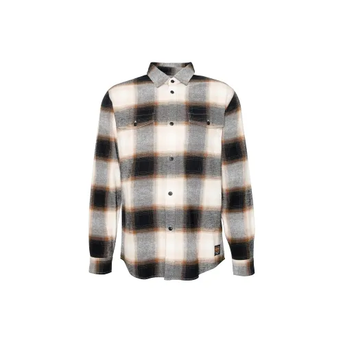 BARBOUR Camicia Остин Рубашка Мужская Сланец Лаймстоун