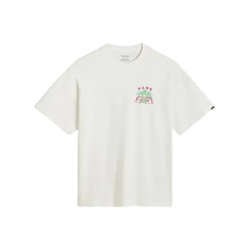 VANS RUMBLE RECORDS Белый Мужской T-Рубашки