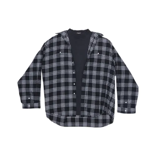 Balenciaga Trompe l'Œil Рубашка Мужская Черная