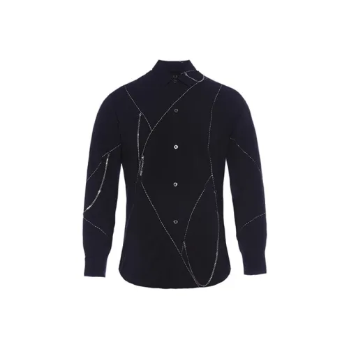 YLDP Черные Унисекс Рубашки