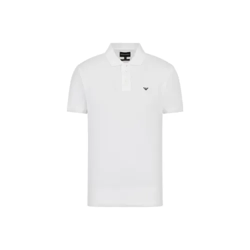 EMPORIO ARMANI Поло Мужское Белое