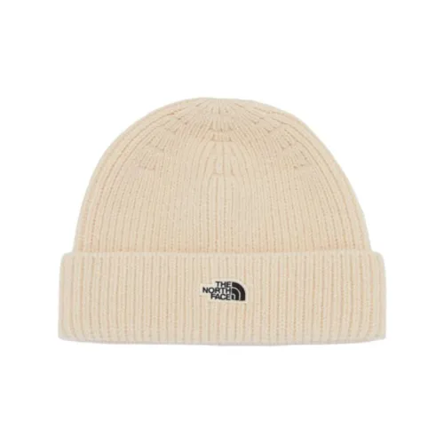 The North Face Акриловые шапки-бини для детей кремового цвета