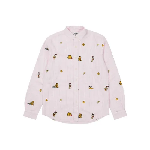 Дворцовый розовый унисекс рубашки