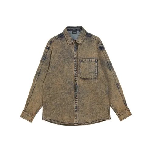 JACK&JONES Хаки E12 Унисекс Рубашки