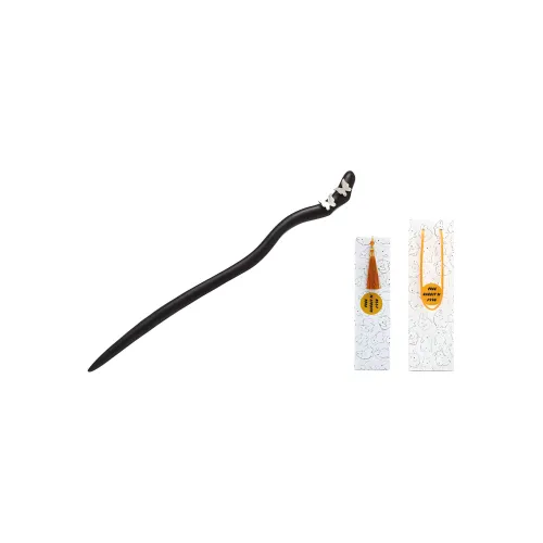 FREE RABBITⅡ Wood + Медный Серебряный Покрытый Шпильки для волос Женские