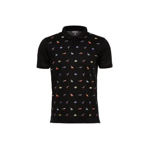 Lanvin Мужская черная поло