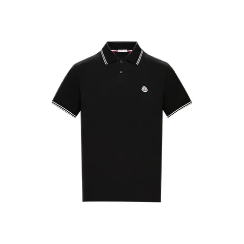 MONCLER Мужская черная поло