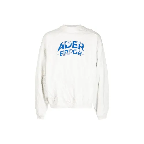 ADER ERROR Белый Унисекс Свитшоты