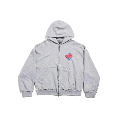 Balenciaga Свитшот Стандартный крой Мужской Серый