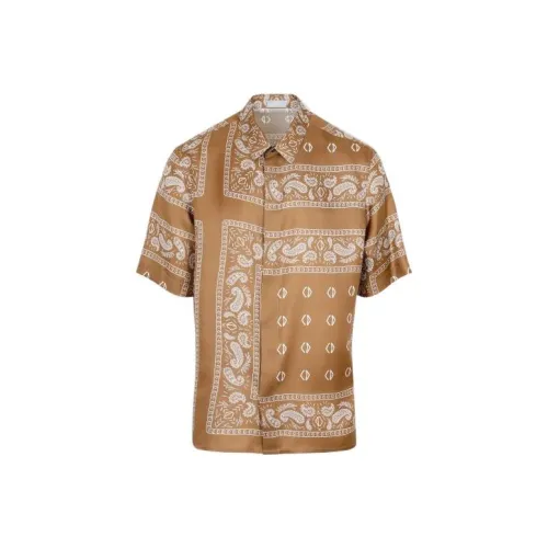 DIOR Quarterly New Products Коричневый Мужская Рубашка