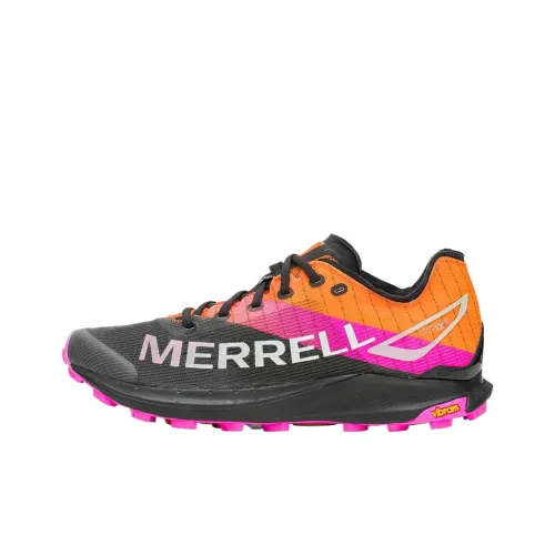 MERRELL Износостойкие Дышащие Низкие Кроссовки для Бега Женские Черные