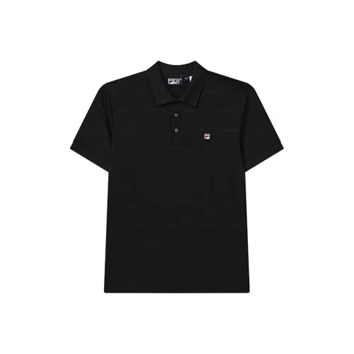 FILA Глубокий Черный Мужская Поло