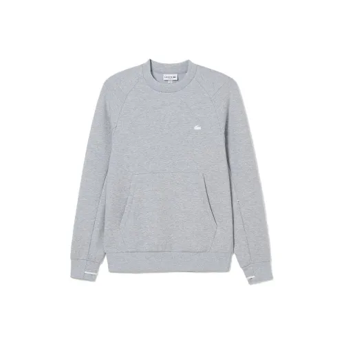 LACOSTE Collaboration Серебристо-серый Мужской Свитшот