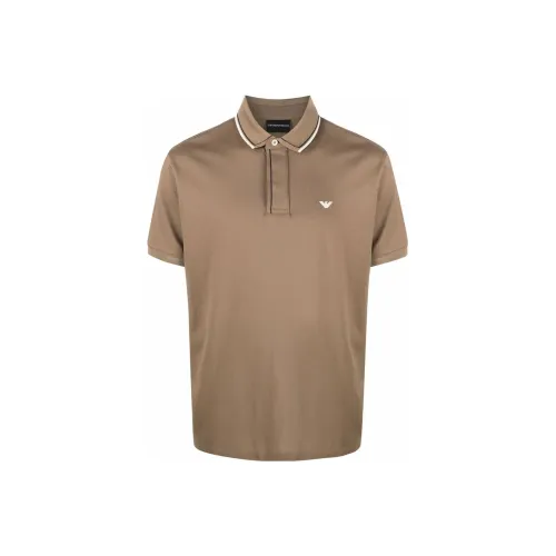 EMPORIO ARMANI Camel Мужская рубашка поло