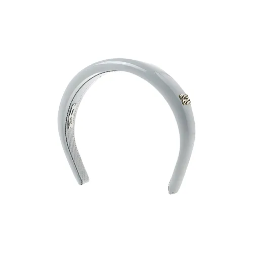 MIU MIU Коровья кожа Металлические ободки для волос Unisex Light Зеленый