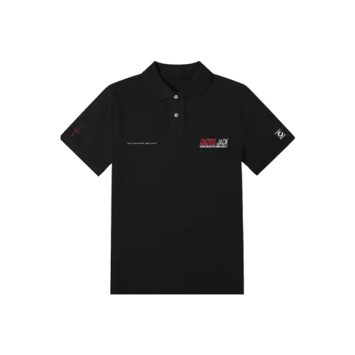 TRAVIS SCOTT Черное Унисекс Поло