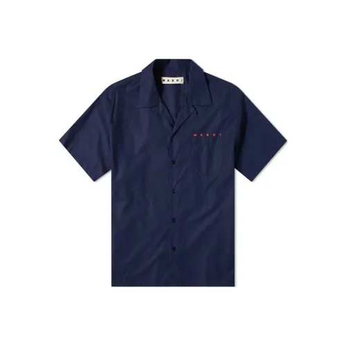 MARNI Синий Мужские Рубашки