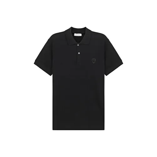 Alexander McQueen Мужское черное поло