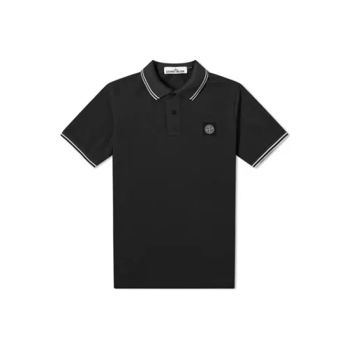 Stone Island Мужская черная поло