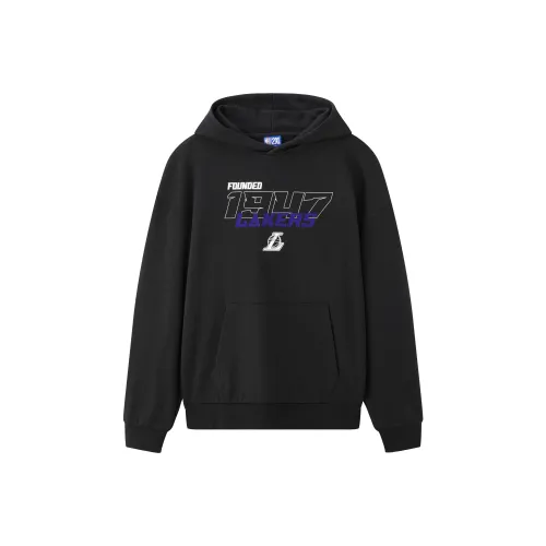 NBA Los Angeles Lakers Черный Унисекс Свитшоты