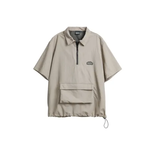 Prth Promethean Серый Абрикос Мужская Рубашка Поло
