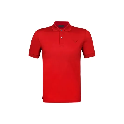 PRADA Red Men's Polo