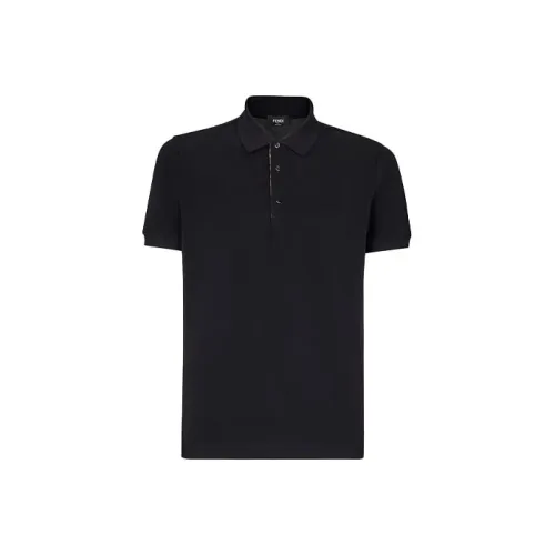 Fendi Мужская черная поло