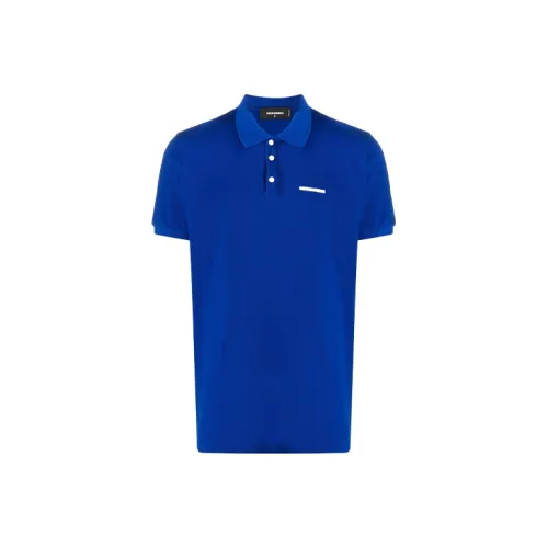 DSQUARED 2 Blue Men's Polo